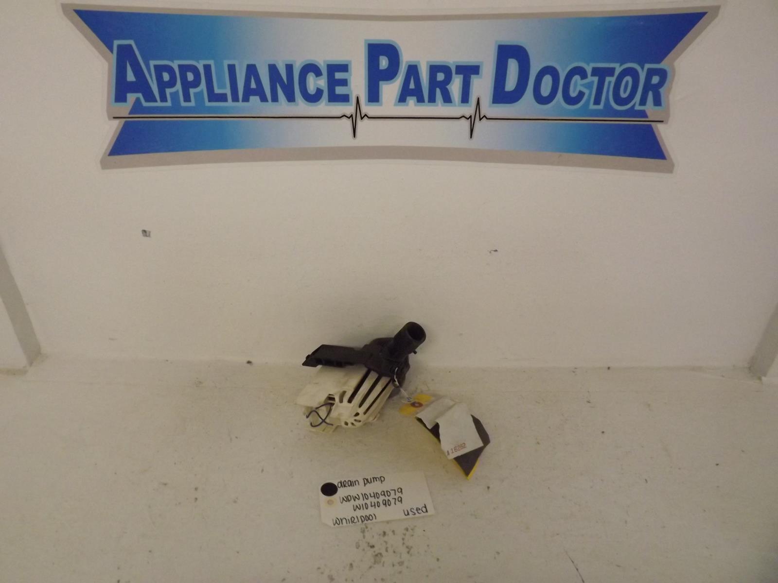 Whirlpool Washer WPW10409079 W10409079 Drain Pump Used Whirlpool Washer WPW10409079 W10409079 Drain Pump Used